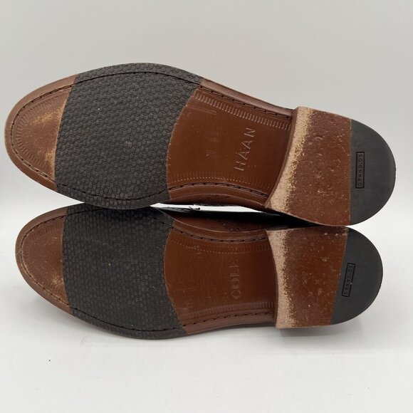 Cole Haan Grand.OS Mens 9.5W Leather Wingtip Brogue Oxford Comfort Shoe Timeless - Picture 15 of 16